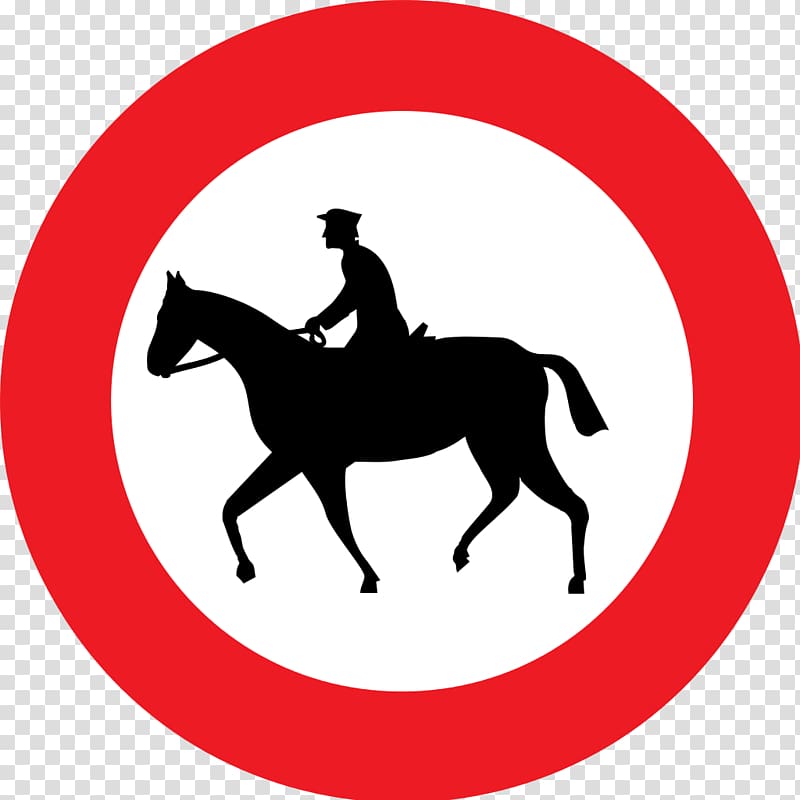 Horse Jockey Traffic sign Verkeersborden in België, Serie C: Verbodsborden Happy 28!, horse transparent background PNG clipart