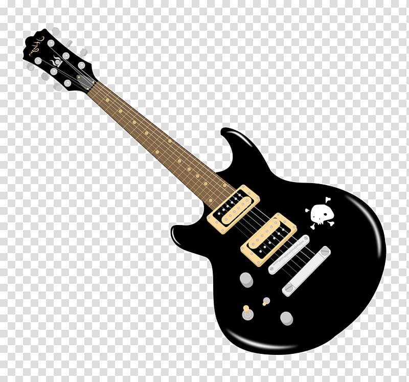 black stratocaster-type guitar, Electric guitar Free content , Guitar transparent background PNG clipart