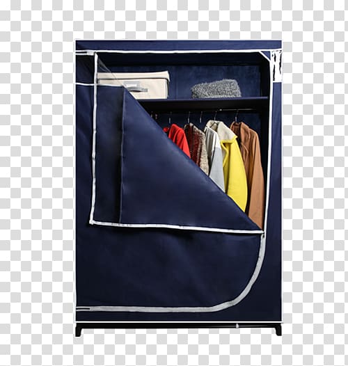 Closet Wardrobe Shelf, Blue Storage Closet transparent background PNG clipart