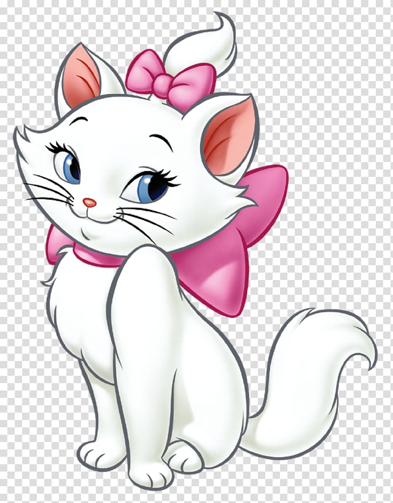 Disney Marie illustration, Disney\'s Marie Cat Kitten , kitten transparent background PNG clipart