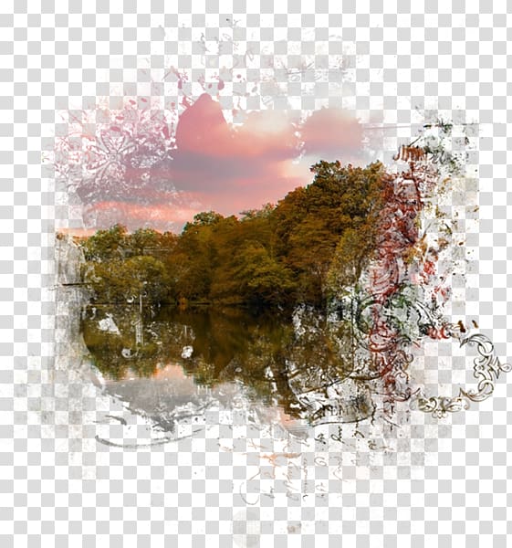 Autumn Landscape painting , autumn transparent background PNG clipart