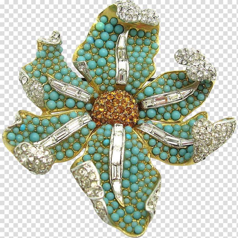 Turquoise Brooch Jewellery Costume jewelry Necklace, Jewellery transparent background PNG clipart