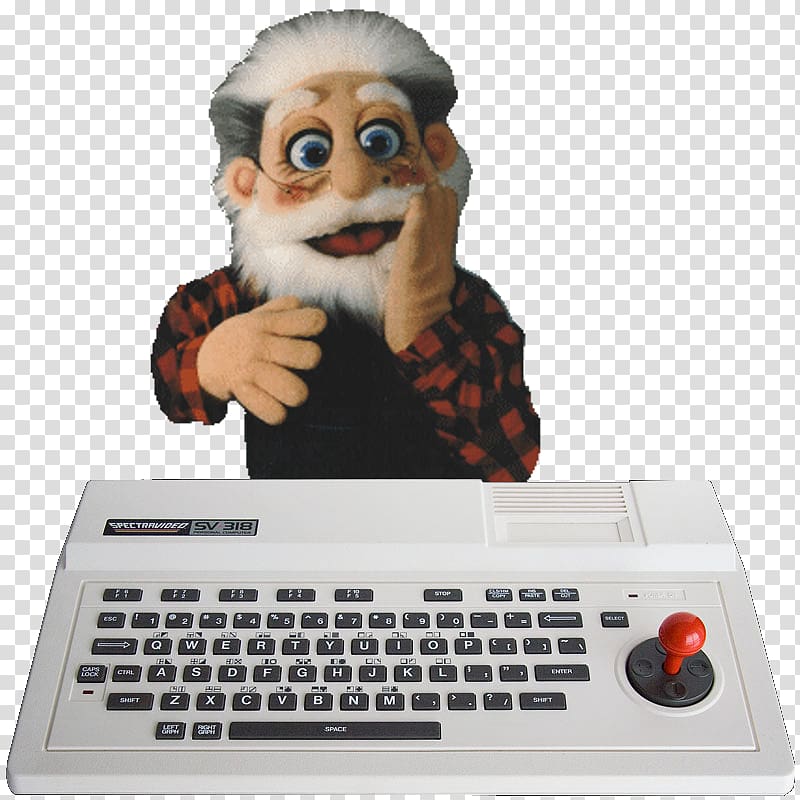 MSX Spectravideo SV-318 Computer Emulator, Computer transparent background PNG clipart