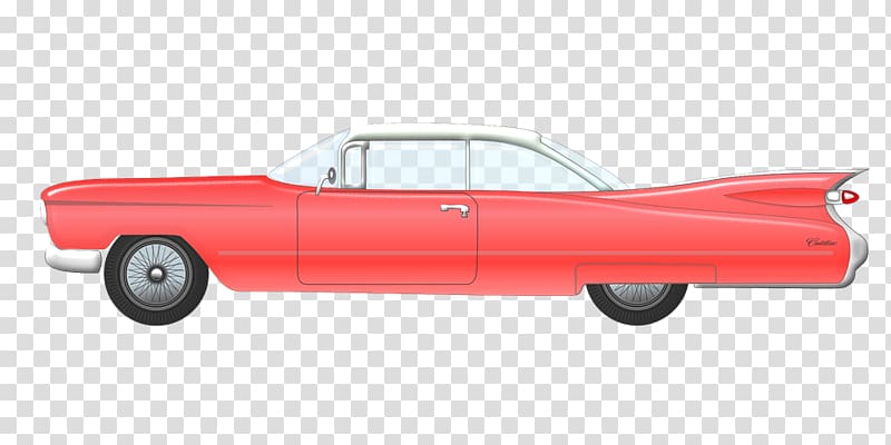Vintage car Classic car Antique car , Pink Lincoln transparent background PNG clipart