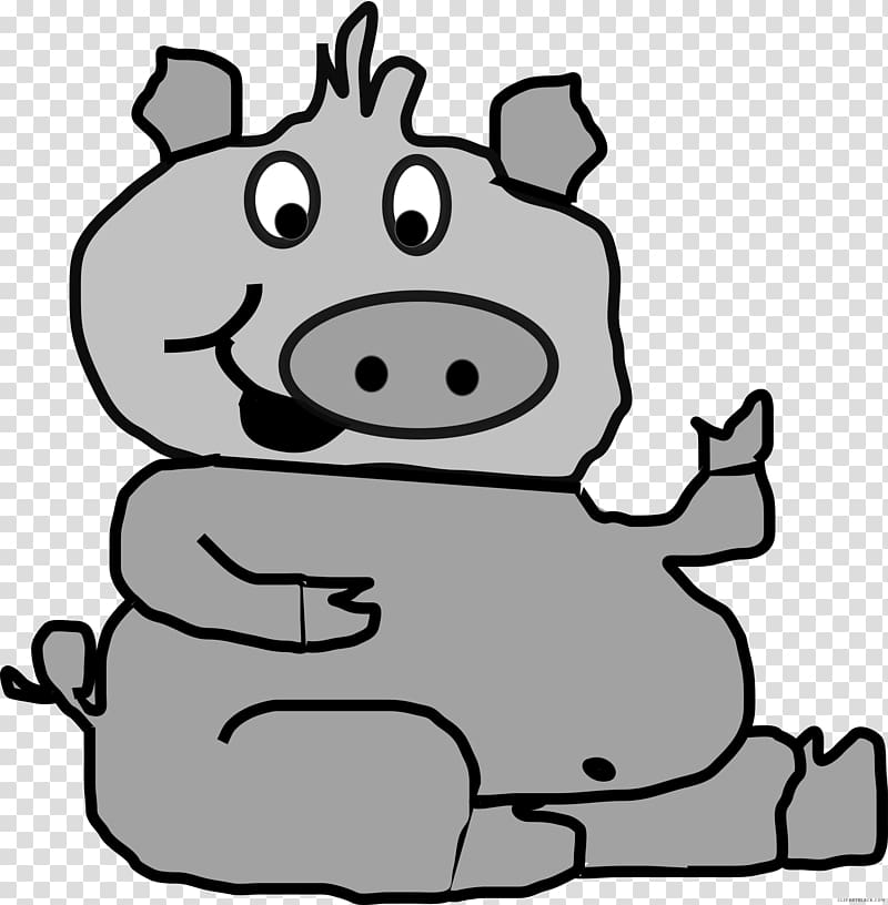 Miniature pig Mini Pig Illustration, pig transparent background PNG clipart