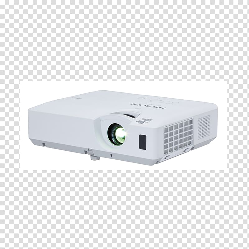 Multimedia Projectors 3200 ANSI Lumens XGA 3LCD Technology Meeting Room 3.0Kg LCD projector Hitachi CP-CX251N Hardware/Electronic, Projector transparent background PNG clipart