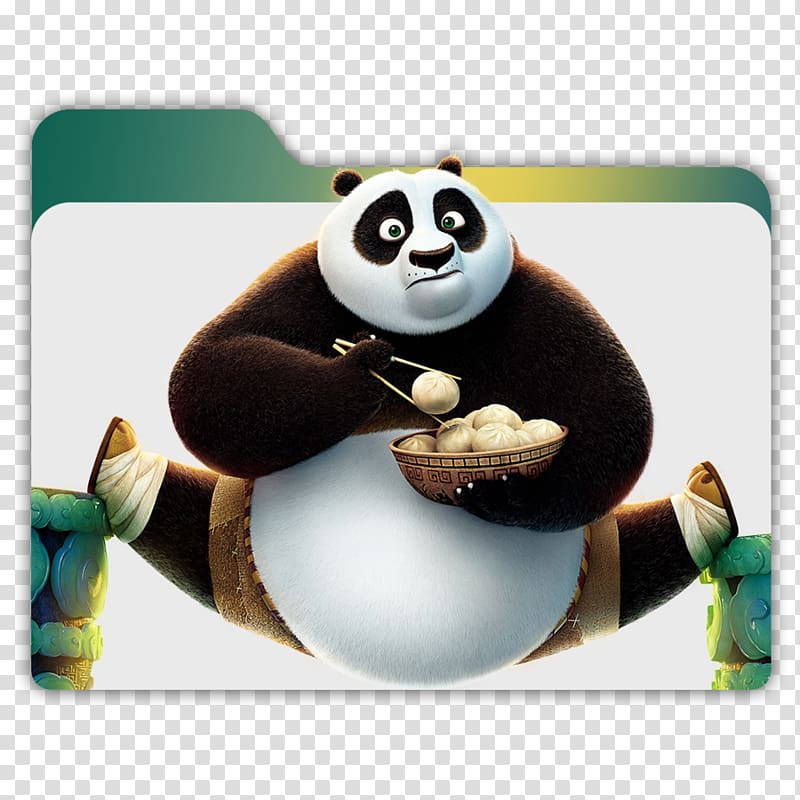 Po Giant panda Kung Fu Panda Film Animation, Kung-fu panda transparent background PNG clipart