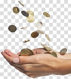 Falling money transparent background PNG clipart