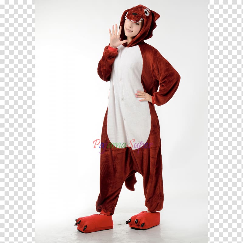 Pajamas Onesie Gray wolf The Walt Disney Company Kigurumi, animal costume transparent background PNG clipart