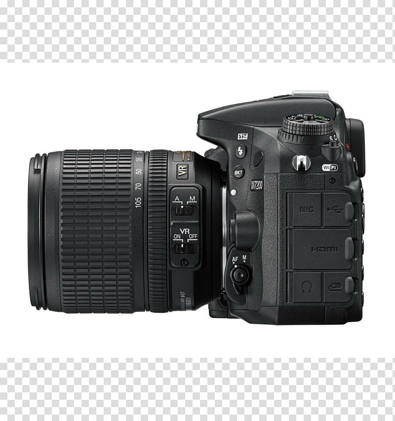 Nikon D7100 Nikon D7200 Nikon D5200 AF-S DX Nikkor 18-140mm f/3.5-5.6G ED VR Nikon D7000, 360 Camera transparent background PNG clipart