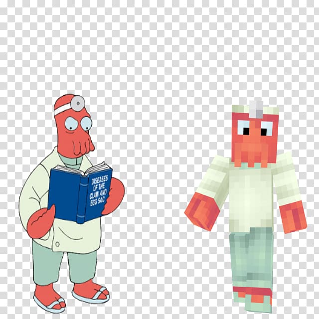 Zoidberg Philip J. Fry Planet Express Ship Zapp Brannigan Professor Farnsworth, bender transparent background PNG clipart