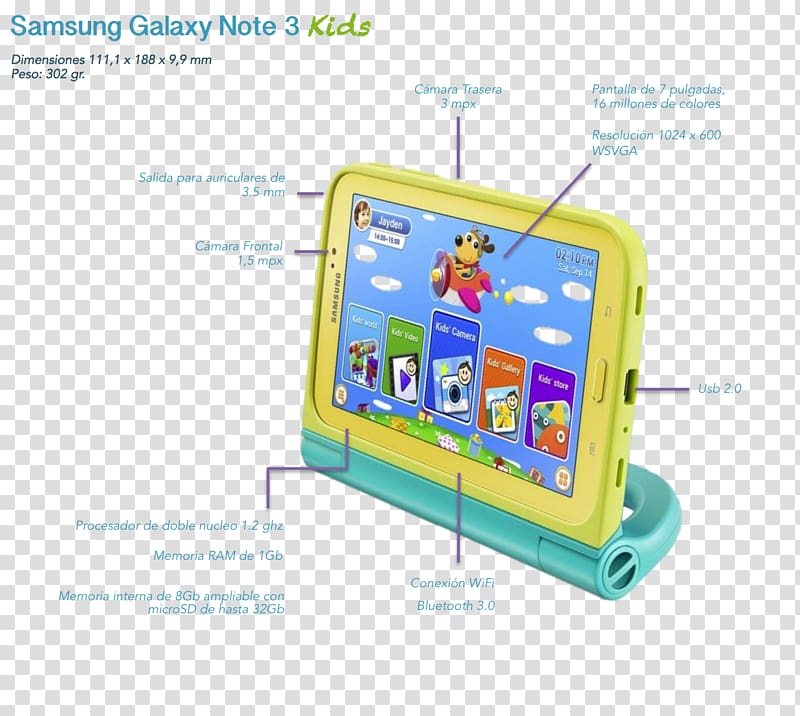 Samsung Galaxy Tab 3 Lite Kids Computer Android Teen Patti Gold, TPG, Computer transparent background PNG clipart