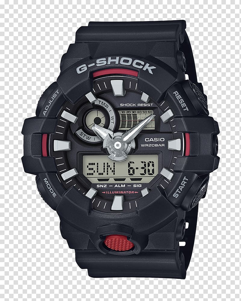 G-Shock GA700 G-Shock Original GA-700 Watch Casio, watch transparent background PNG clipart