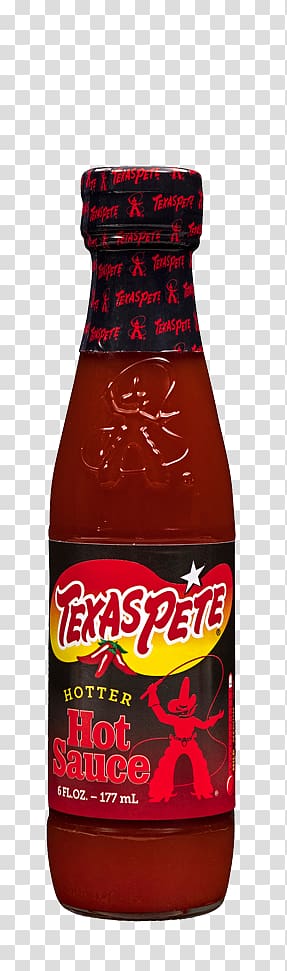 Texas Pete Wing Sauce Sweet chili sauce Product Hot Sauce, Hot Sauce bottle transparent background PNG clipart