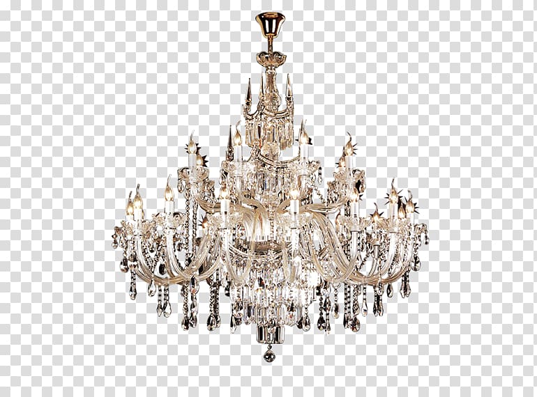 grand chandelier, Chandelier Light fixture Incandescent light bulb Ceiling, lustre transparent background PNG clipart
