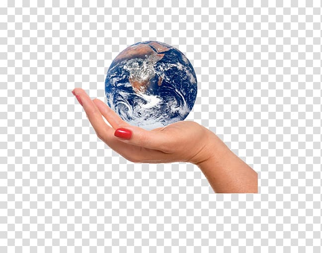 Earth Ball Hand Human body, Hand map transparent background PNG clipart