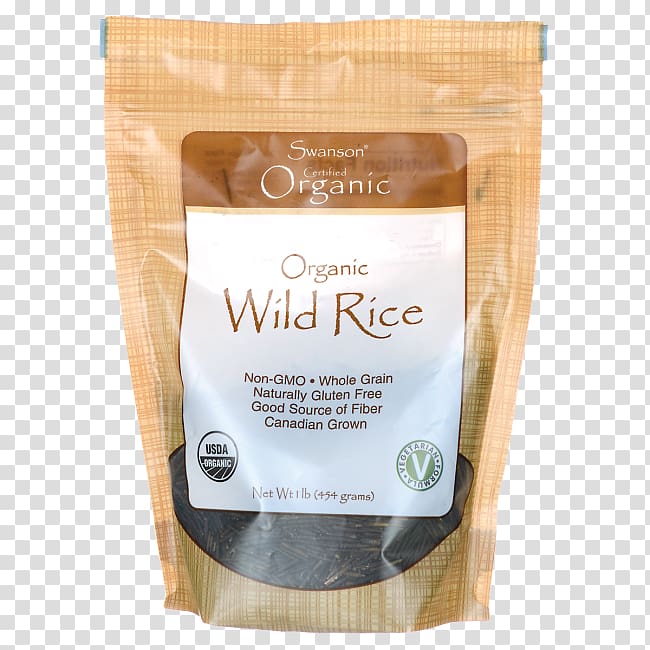 Organic food Swanson Health Products Wild rice Dietary fiber, rice transparent background PNG clipart