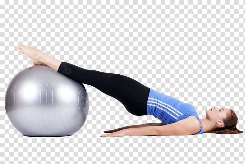 Exercise ball Physical exercise Core stability Yoga, Yoga training yoga ball transparent background PNG clipart