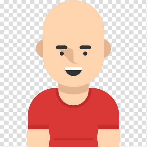 Scalable Graphics Icon, Bald man transparent background PNG clipart