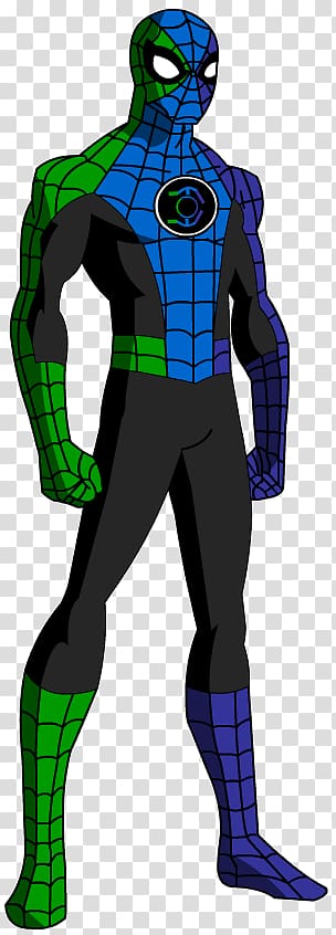 Spider-Man Green Lantern Blue Lantern Corps Sinestro Flash, spider-man transparent background PNG clipart
