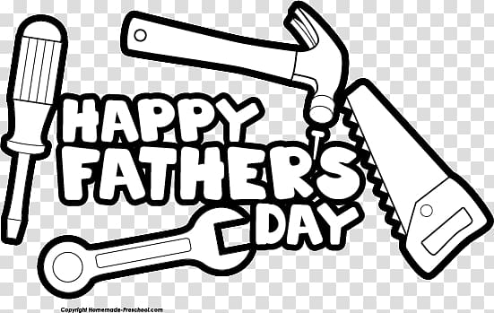 Father\'s Day Black and white , father\'s day transparent background PNG clipart