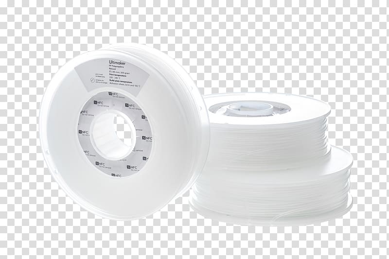Ultimaker Polypropylene 3D printing filament Material, others transparent background PNG clipart