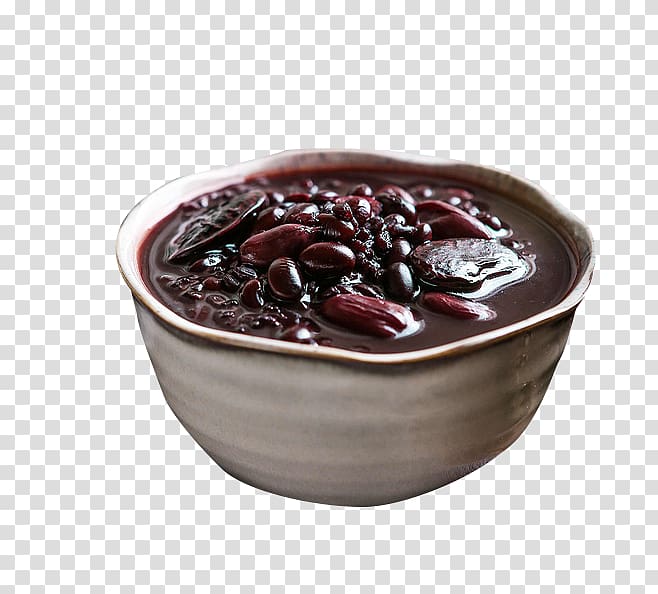 Hong dou tang Tong sui Feijoada Soup Red bean paste, Red Bean Jujube Sweet Soup Ingredients transparent background PNG clipart