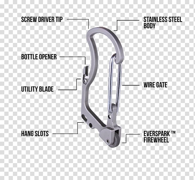 Sporting Goods Carabiner Outdoor Recreation Business, carrying tools transparent background PNG clipart