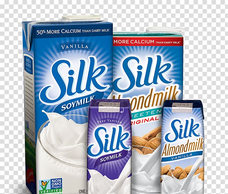 Almond milk Soy milk Silk, milk transparent background PNG clipart