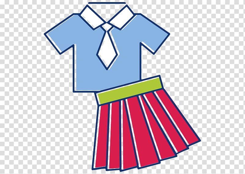 red skirt , School uniform Clothing , uniform transparent background PNG clipart