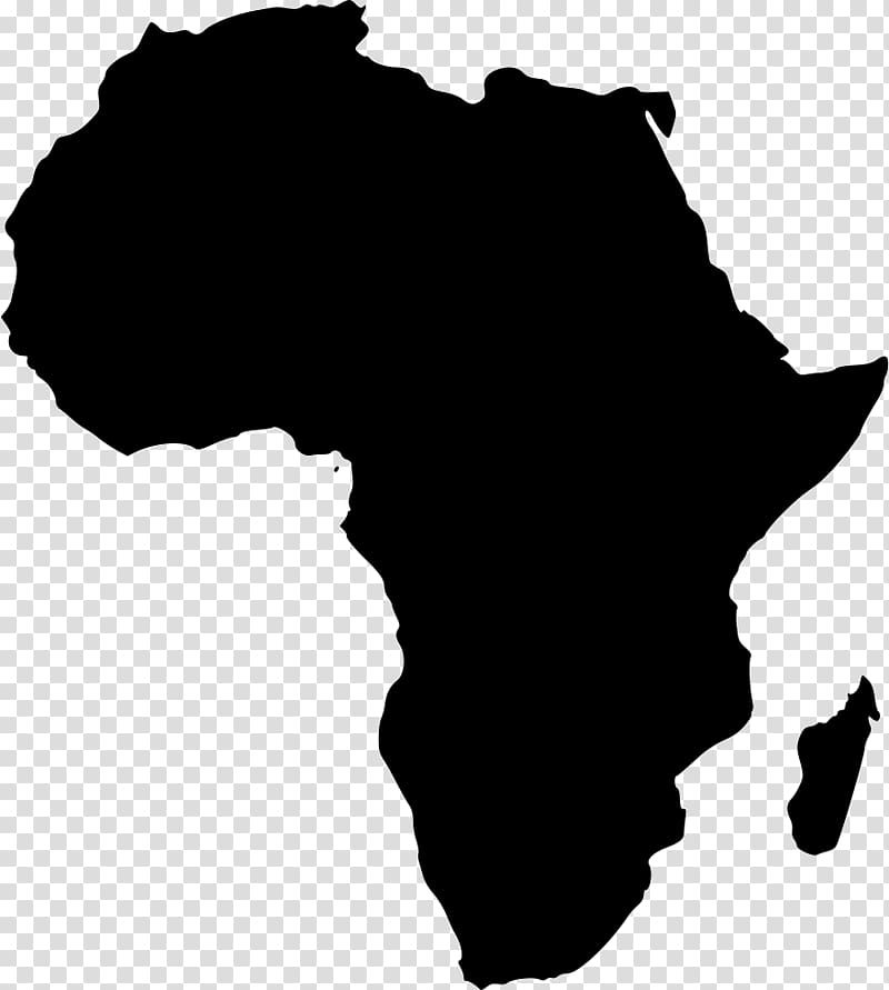 Africa Blank map, Africa transparent background PNG clipart ...