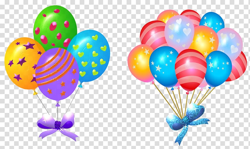 Toy balloon Party , balloons transparent background PNG clipart