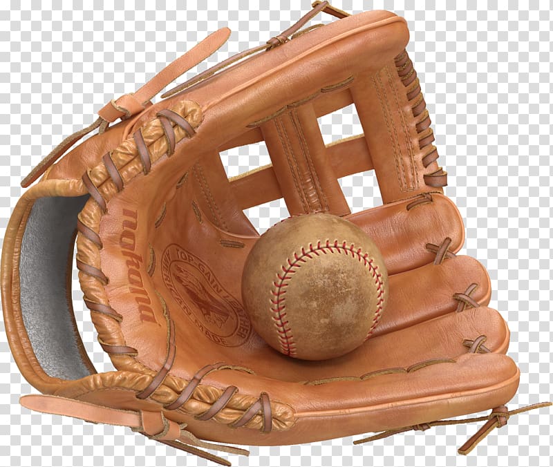 Baseball glove Ball 3D 3D Soccer, Color leather baseball glove and old baseball transparent background PNG clipart