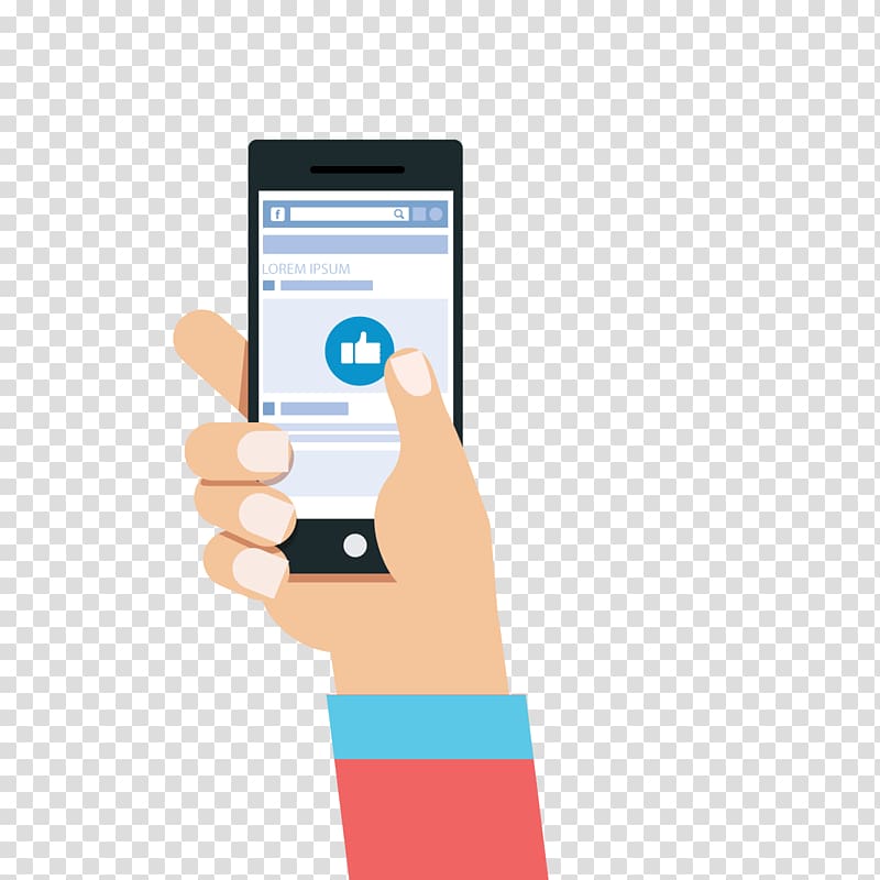 person holding black smartphone , Facebook Euclidean Responsive web design Icon, friends circle transparent background PNG clipart