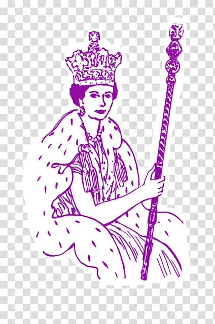 Elizabeth II Sceptre The Queen Drawing , others transparent background PNG clipart