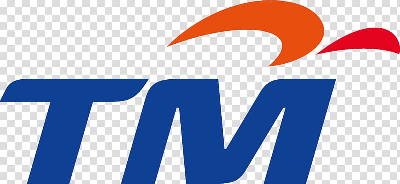 Logo Telekom Malaysia Trademark, integrated transparent background PNG clipart