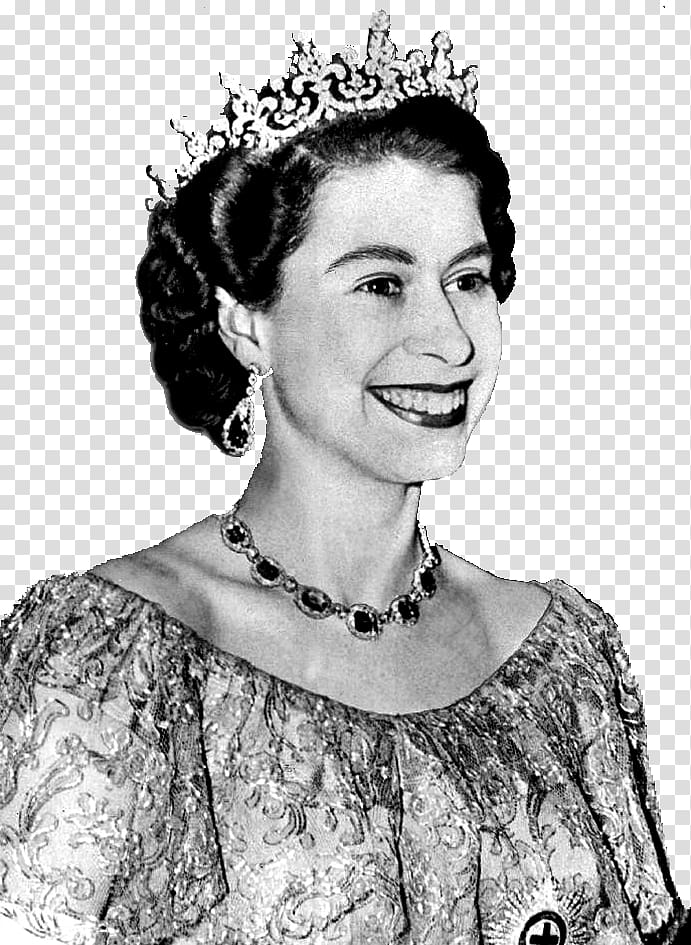 women's crown, Queen Elizabeth Vintage transparent background PNG clipart
