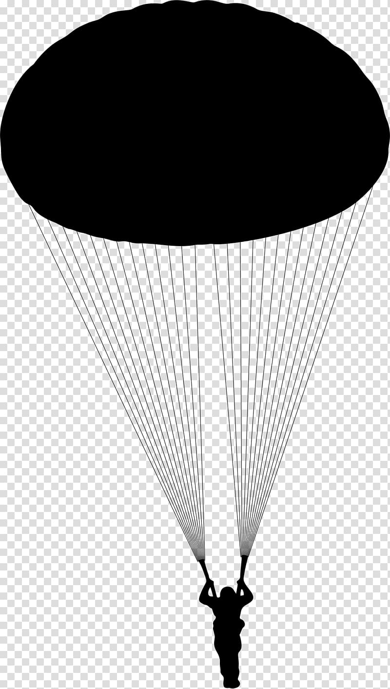 Parachute Silhouette Parachuting , parachute transparent background PNG clipart