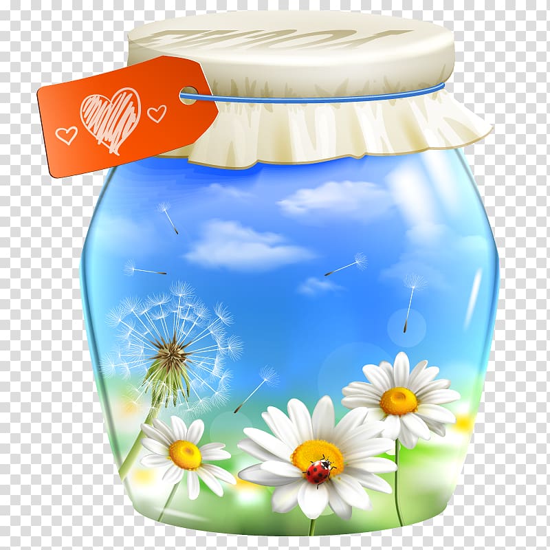 Euclidean , Enjoy beautiful dandelion flower pot decoration material transparent background PNG clipart