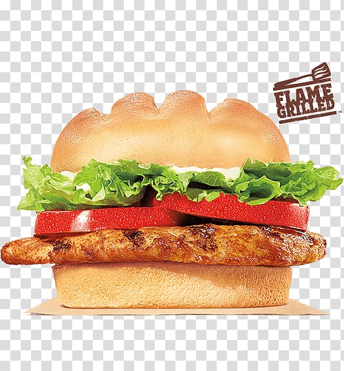 Whopper Burger King grilled chicken sandwiches Cheeseburger Fast food, burger king transparent background PNG clipart