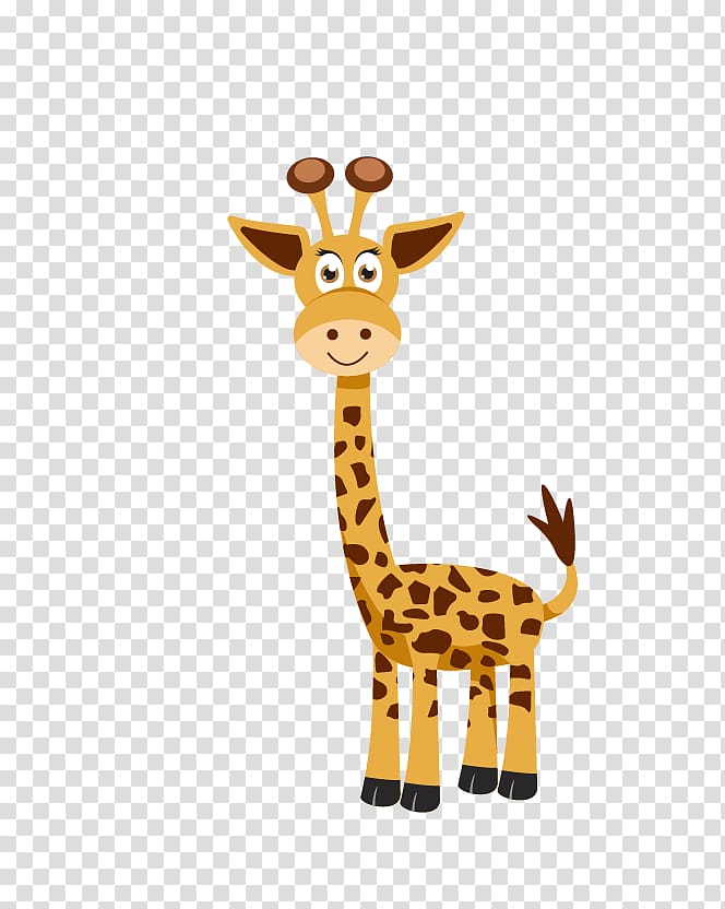 giraffe illustration, Giraffe Cartoon Euclidean , giraffe transparent background PNG clipart
