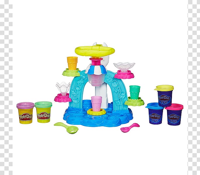 Play-Doh Ice Cream Makers Sundae Food Scoops, ice cream transparent background PNG clipart