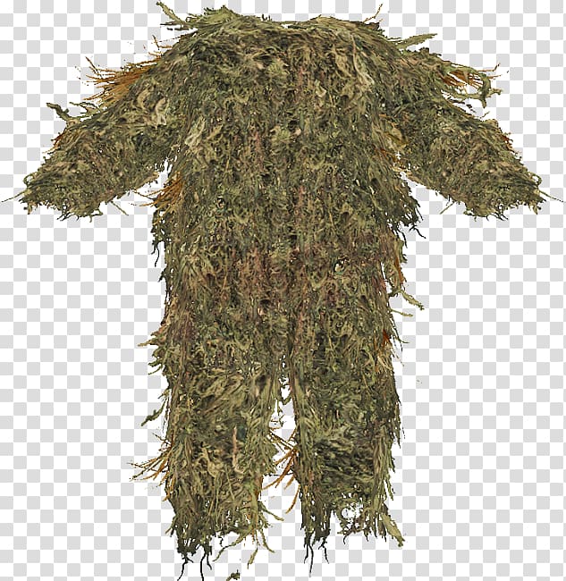 Ghillie Suits DayZ Clothing Military camouflage, suit transparent background PNG clipart