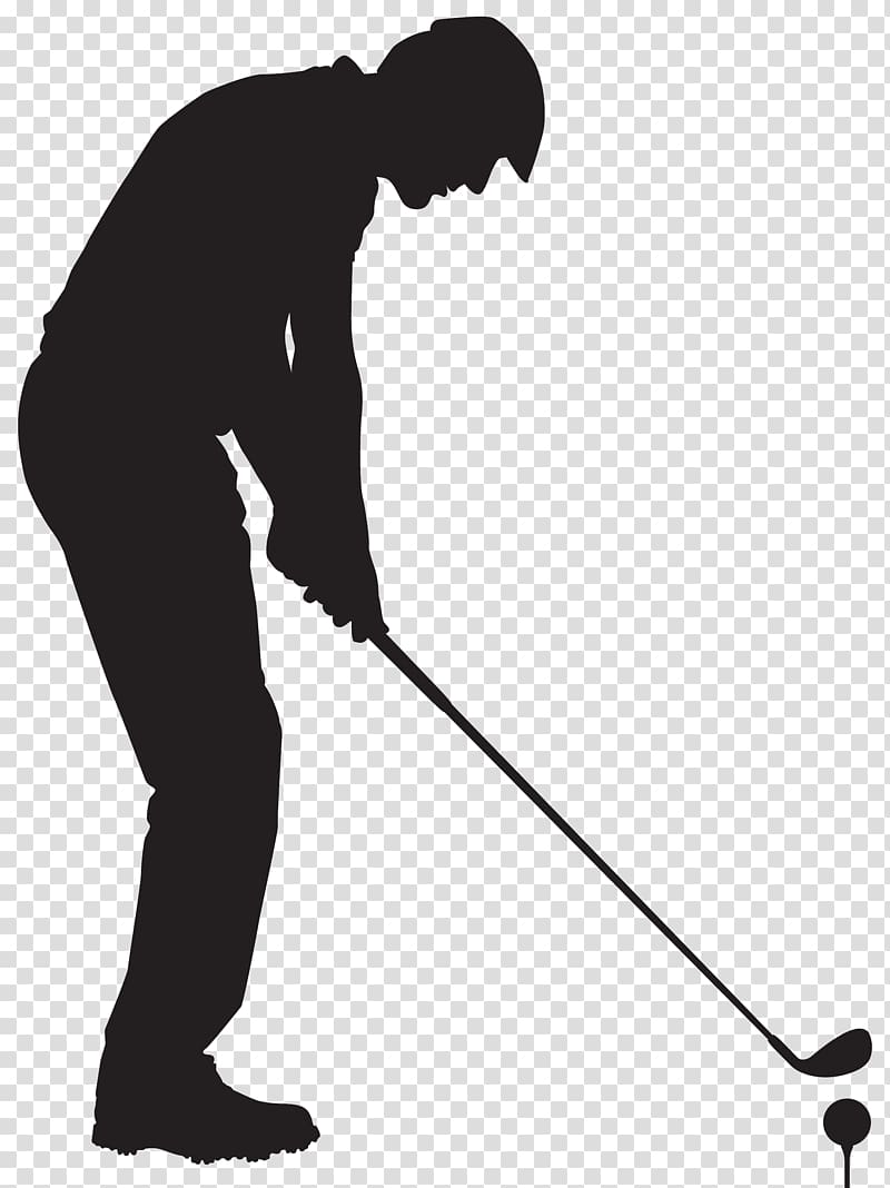 Silhouette Golf , Golf transparent background PNG clipart