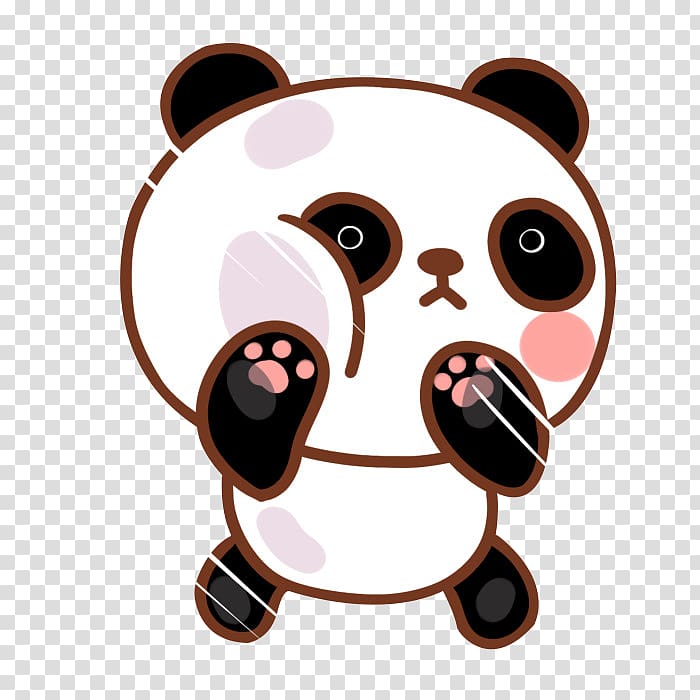 Chibi Anime Cuteness, A cartoon panda transparent background PNG clipart