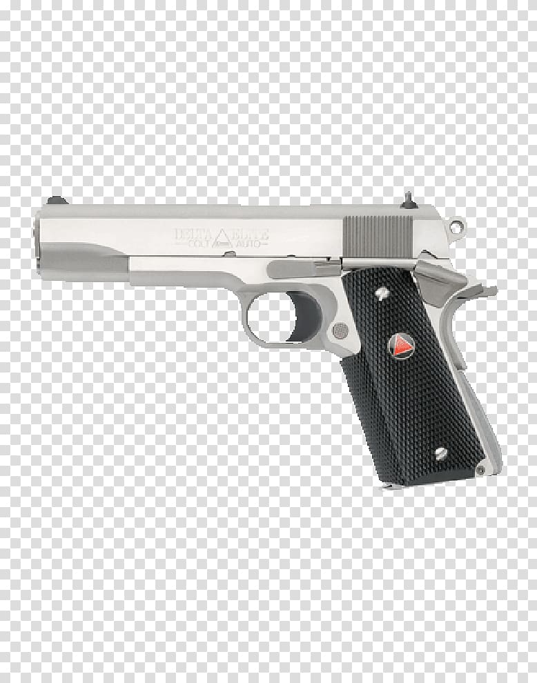 Colt's Manufacturing Company M1911 pistol .45 ACP Firearm, Handgun transparent background PNG clipart