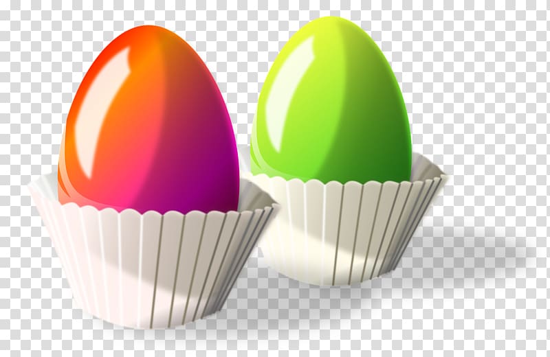 Cupcake Egg , In egg cups transparent background PNG clipart