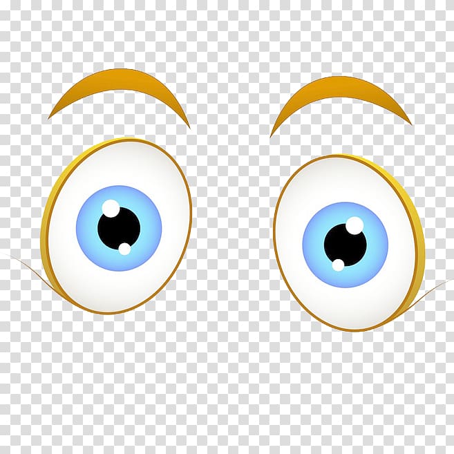 wide open eyes , Eye Cartoon , Cartoon characters with big eyes transparent background PNG clipart