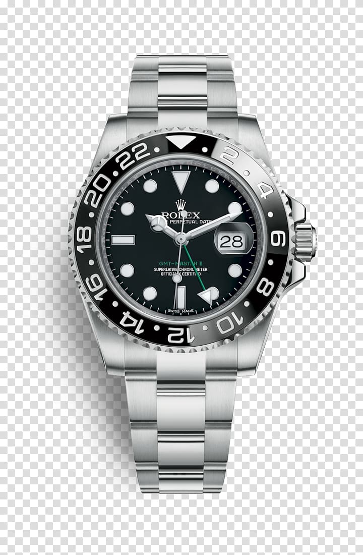 Rolex GMT Master II Rolex Datejust Rolex Submariner Watch, rolex transparent background PNG clipart