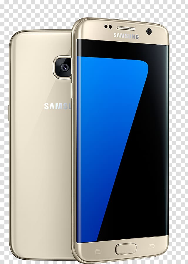 Samsung GALAXY S7 Edge Android Gold Telephone, samsung galaxy edge transparent background PNG clipart